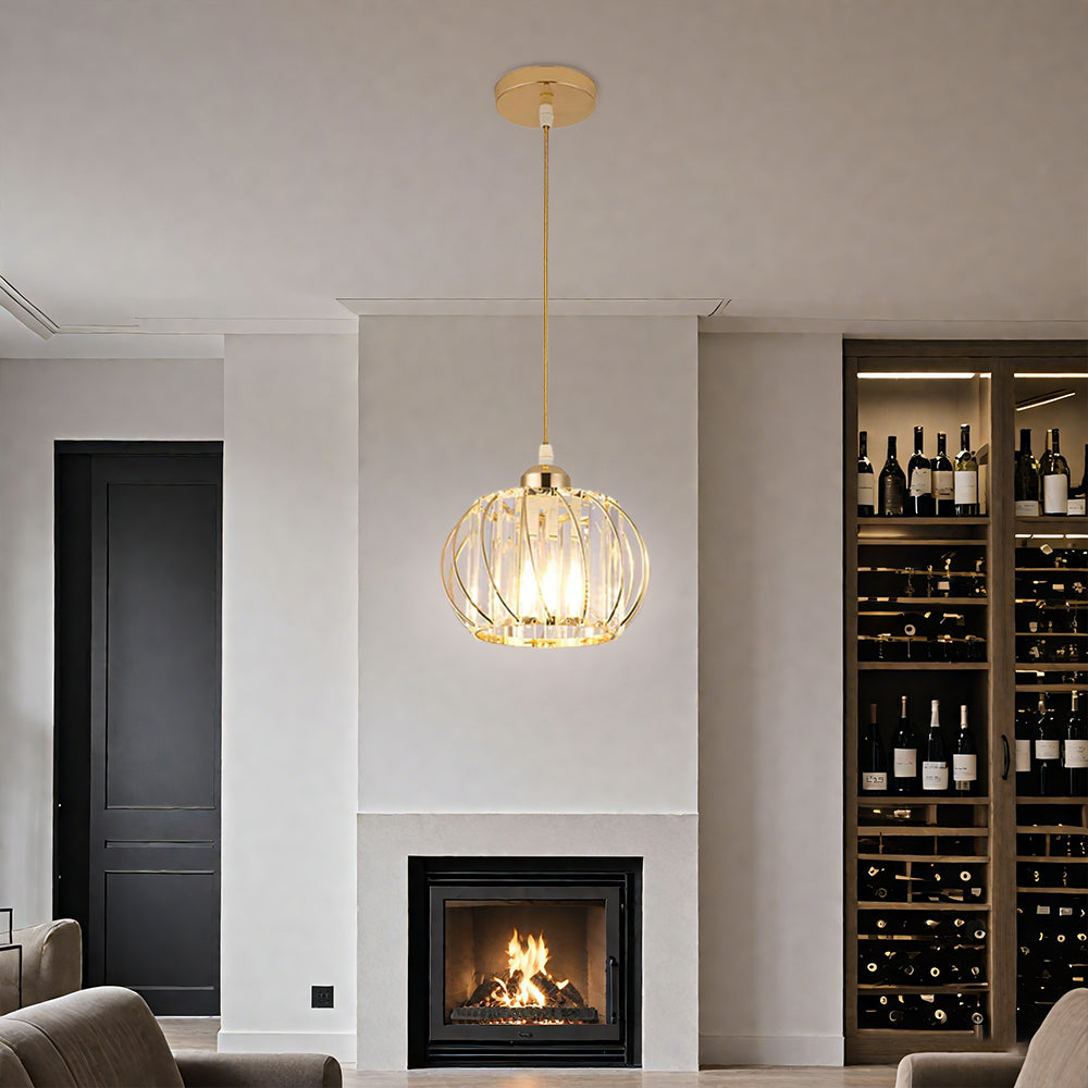 Nordische Pendelleuchte Glas – LED – Kugelform – Flur & Wohnzimmer