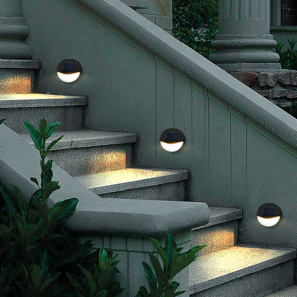 RadiantStep Solar Bodenleuchte – LED Wandleuchte für Außen