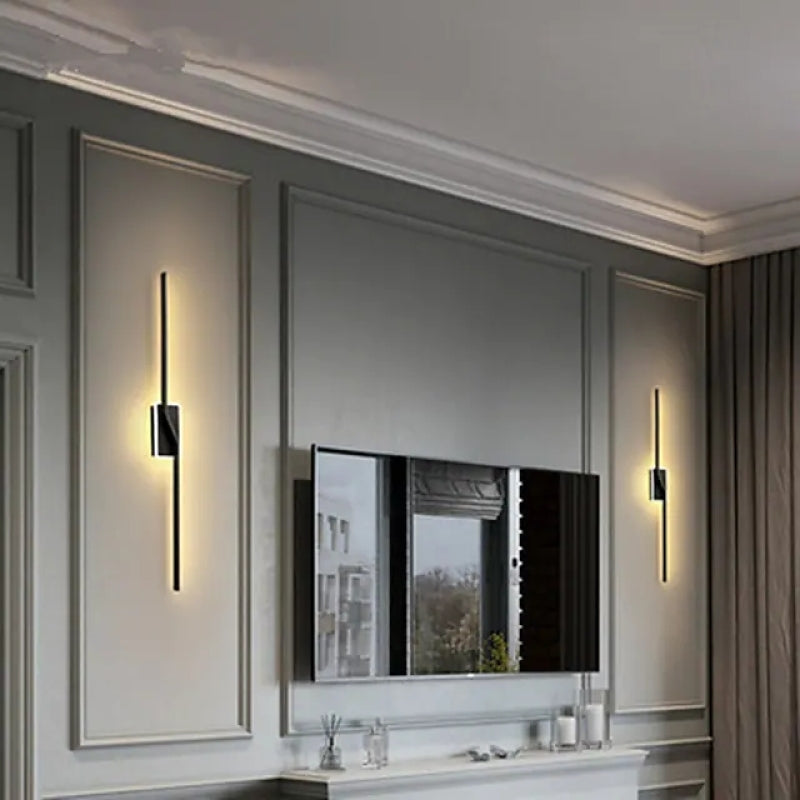 VivaRay LED Wandleuchte - Schwarz/Gold moderne Wandleuchte