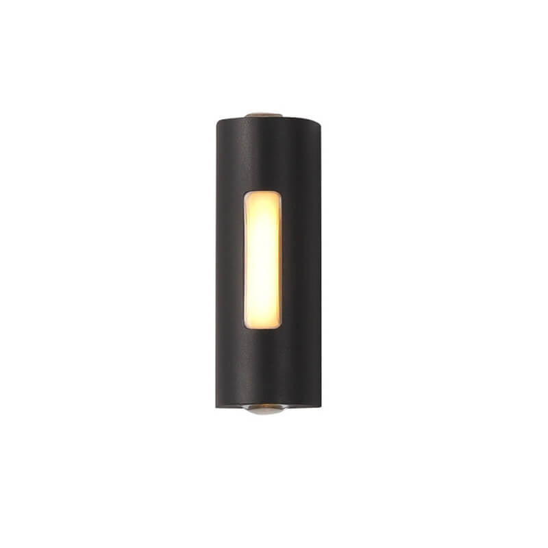 Cylintra Außenwandleuchte – Modern, LED, zylindrisch, schwarz, für Garten