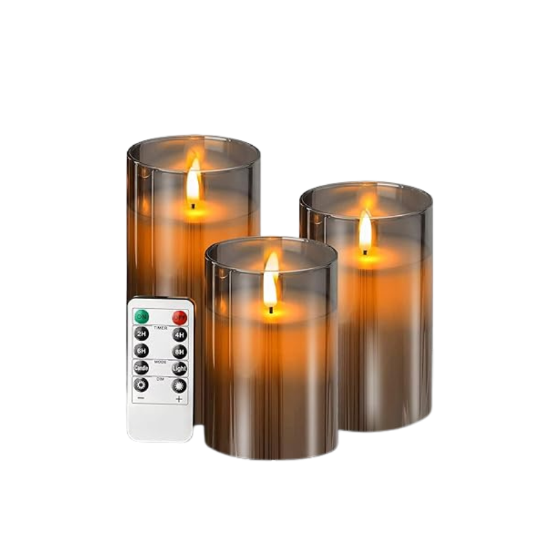 Modernes Kerzenset - LED Kerze mit Fernbedienung