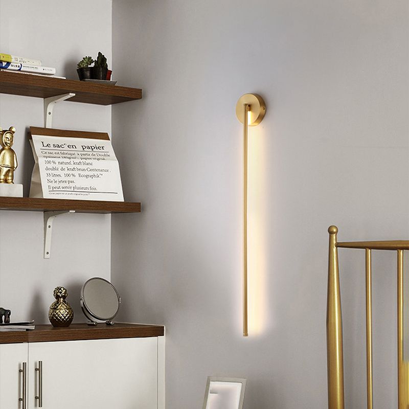 EliasGold - Lineare LED-Wandleuchte - Modernes Golddesign