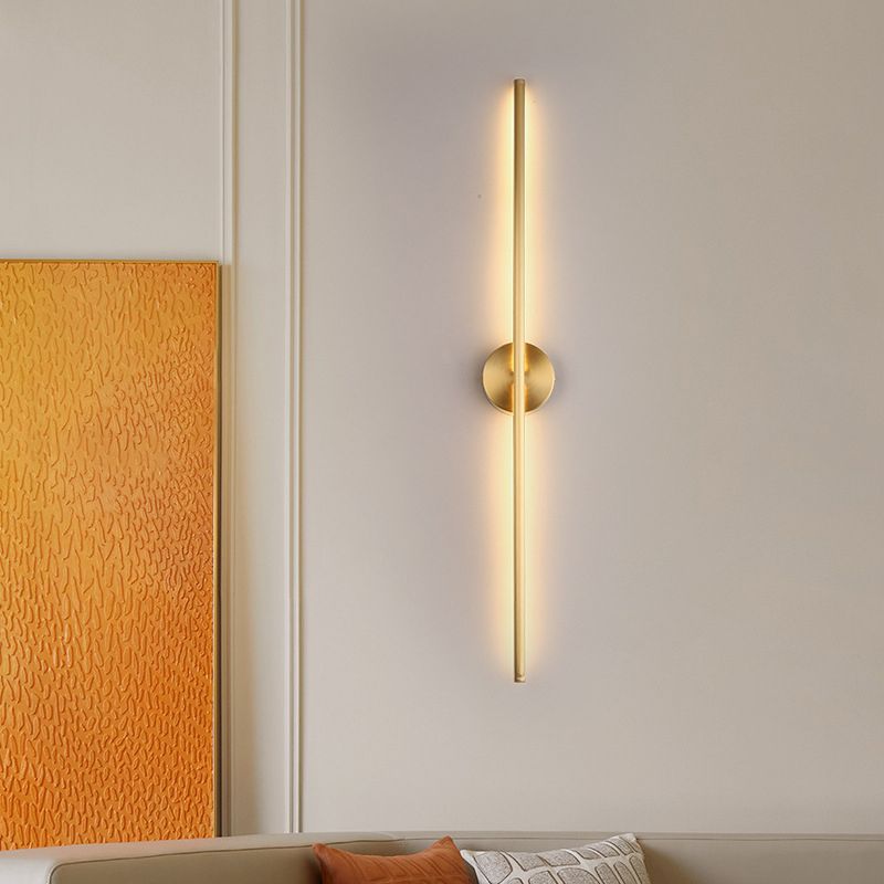 EliasGold - Lineare LED-Wandleuchte - Modernes Golddesign
