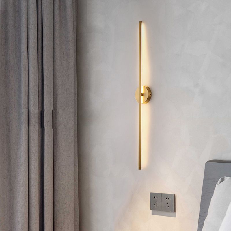 EliasGold - Lineare LED-Wandleuchte - Modernes Golddesign