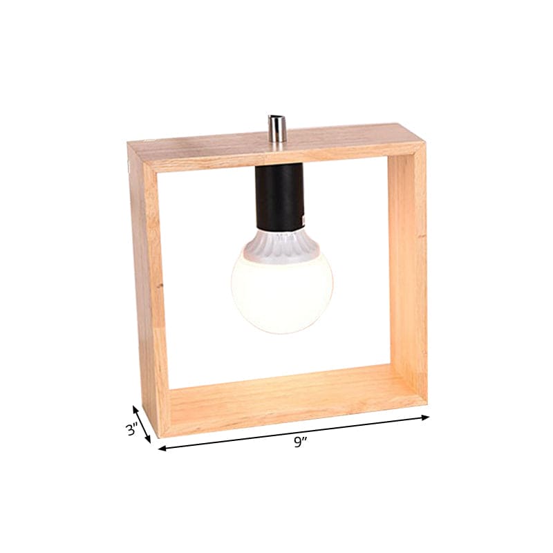 LumoWood LED Tischlampe Holzdesign Modern Eiche Wohnzimmerlicht