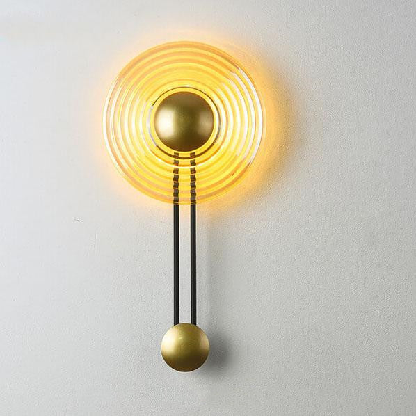 LumaCircle Moderne LED-Wandleuchte mit Arm - Schwarz für stimmungsvolle Beleuchtung