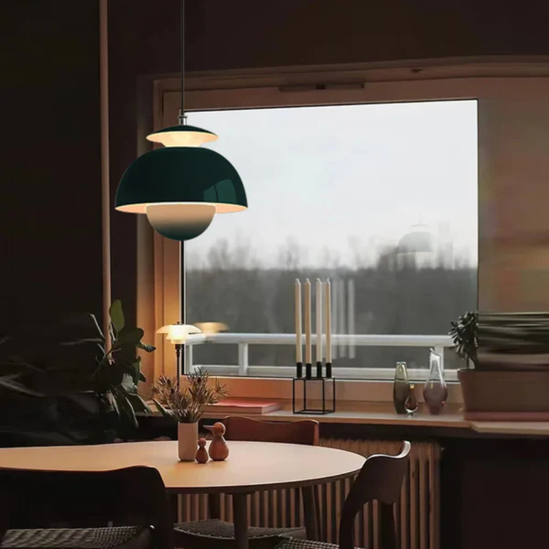 HaloLume – Moderne LED Pendelleuchte dimmbar - Deckenlampe warmweiß