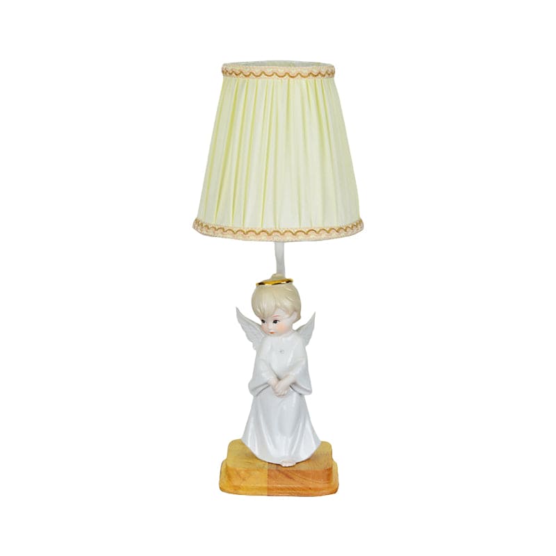 Angel Aura Nachttischlampe Klassisch Engelsfigur Weiß Schlafzimmer