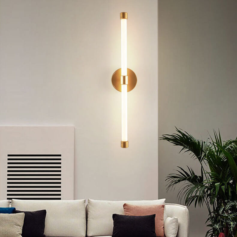 LumoLux - Moderne LED-Wandleuchte - Schwarz und Gold für Wohnzimmer