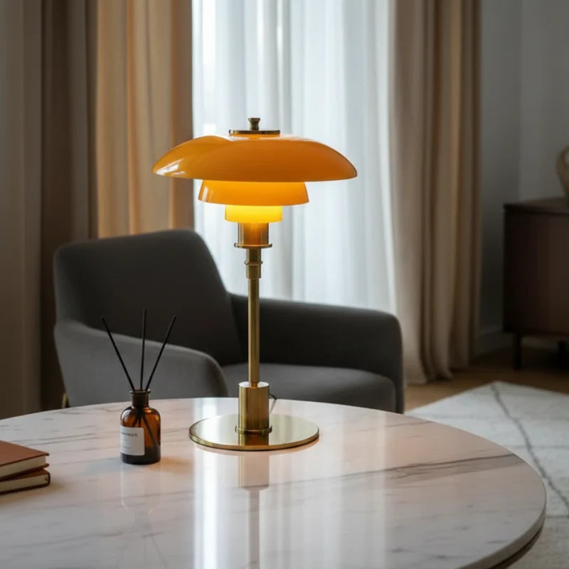 FjordGlow LED-Tischlampe – Modernes Design Warmweiß Wohnzimmer