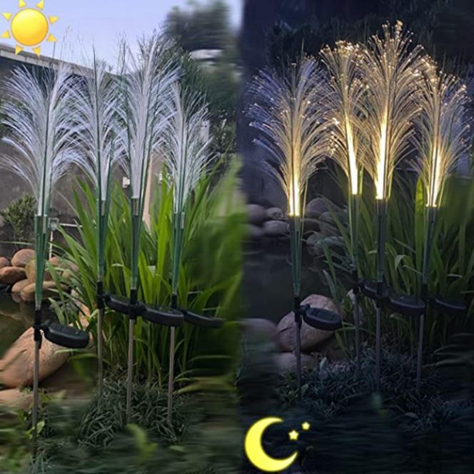 SunLeaf - Solar-Schilfrohr Gartenbeleuchtung