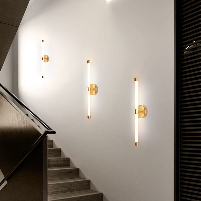 LumoLux - Moderne LED-Wandleuchte - Schwarz und Gold für Wohnzimmer