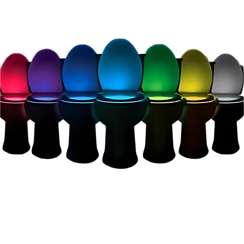 GlowLoo LED WC-Nachtlicht Bewegungsmelder Mehrfarbig fürs Bad