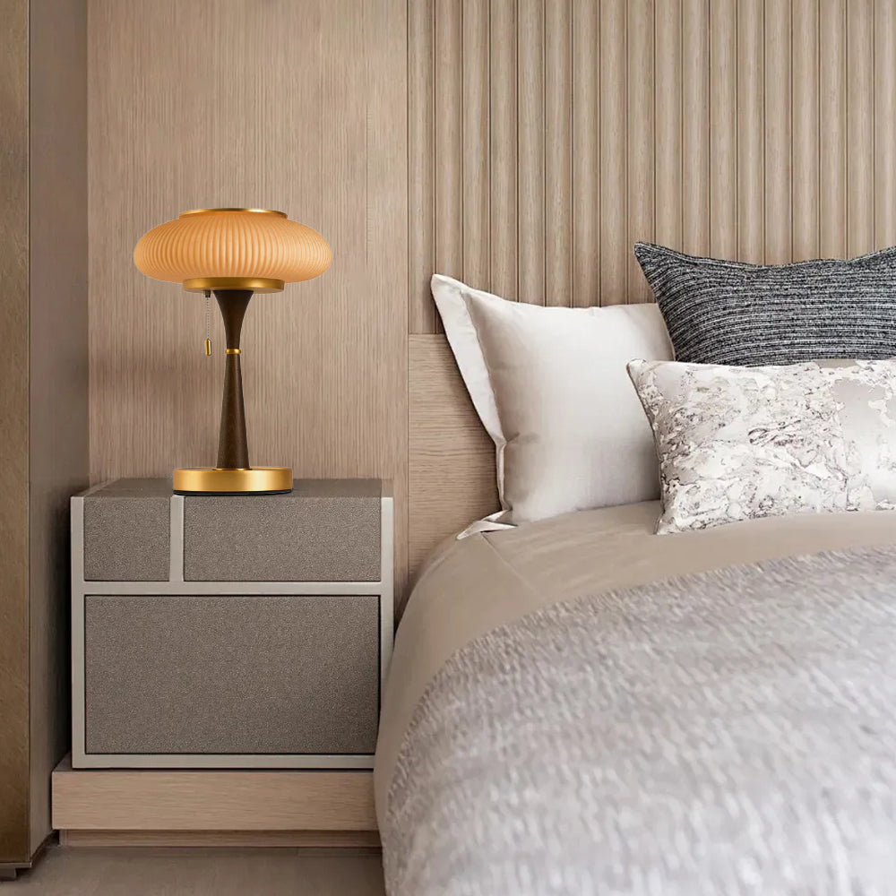 Minimalistische Tischlampe in Pilzform – LED – Dimmbar – Schlafzimmer