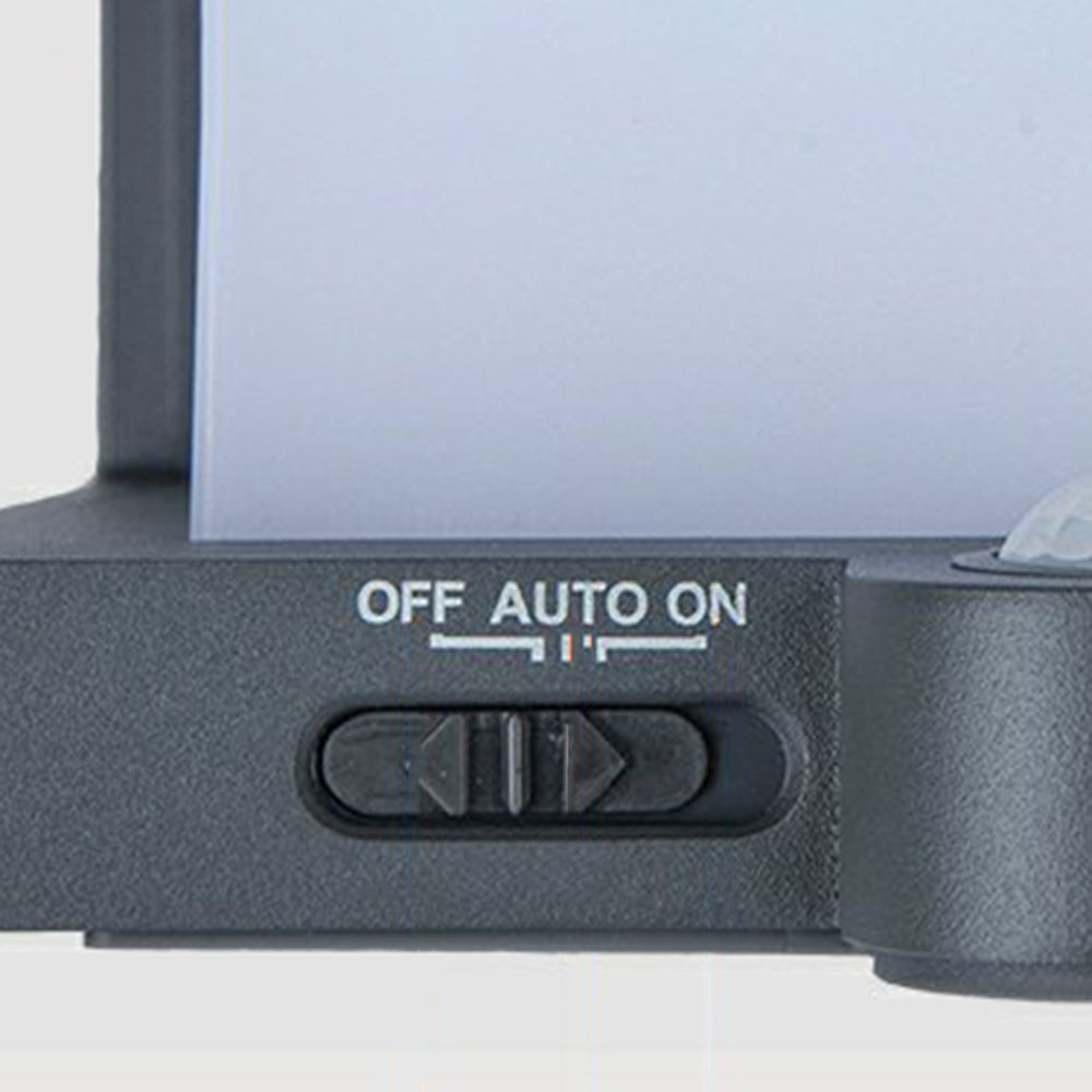 LumiRect Solar Wandleuchte Modern Rechteckig Schwarz