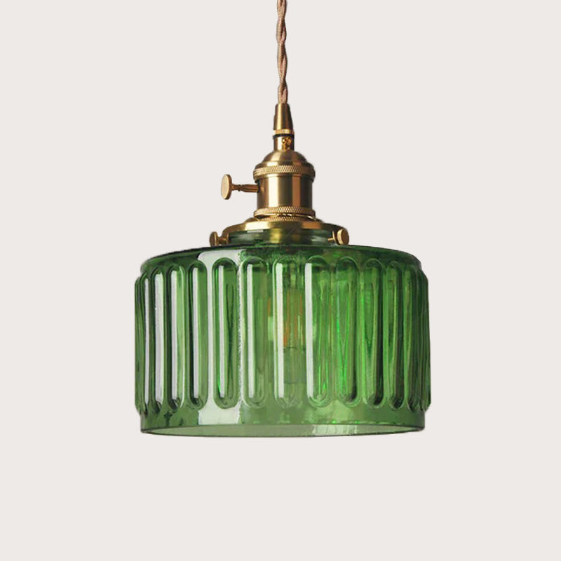 Vintage Kristall Pendellampe – Glas – Warmes Licht – Wohnzimmer