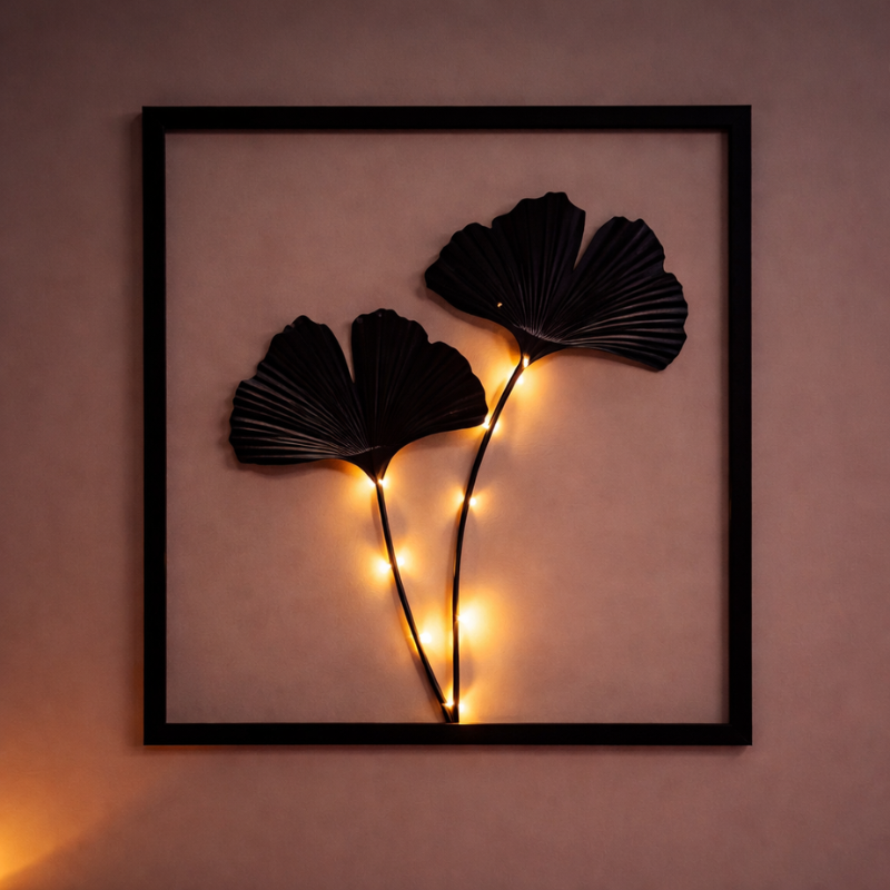 Lumen Leaf LED-Rahmenlampe mit Farbwechsel für Innenräume