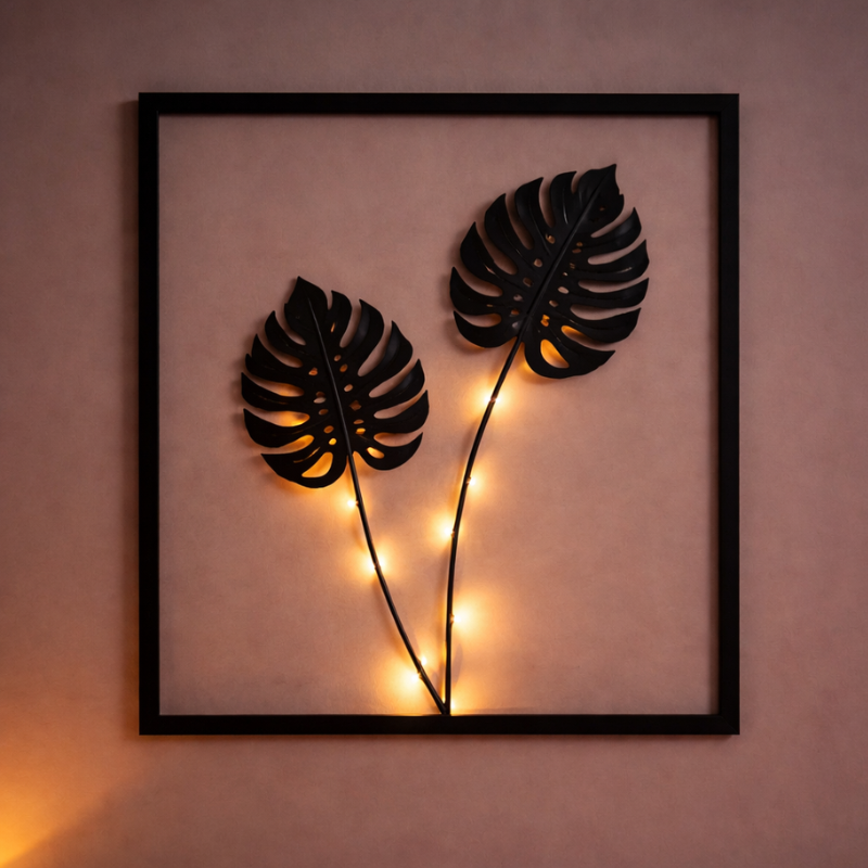 Lumen Leaf LED-Rahmenlampe mit Farbwechsel für Innenräume