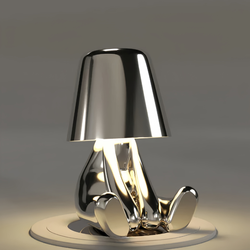 Kabellose Goldene Design-Tischlampe – Dimmbares LED Licht