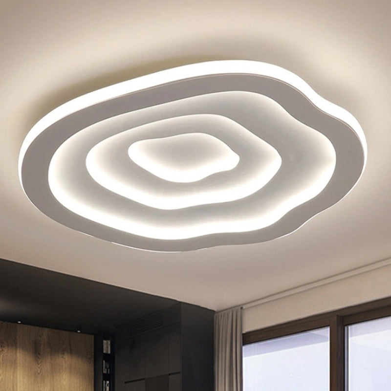 Spiralen Acryl LED-Deckenleuchte - Warmes/weißes Licht für moderne Innenräume