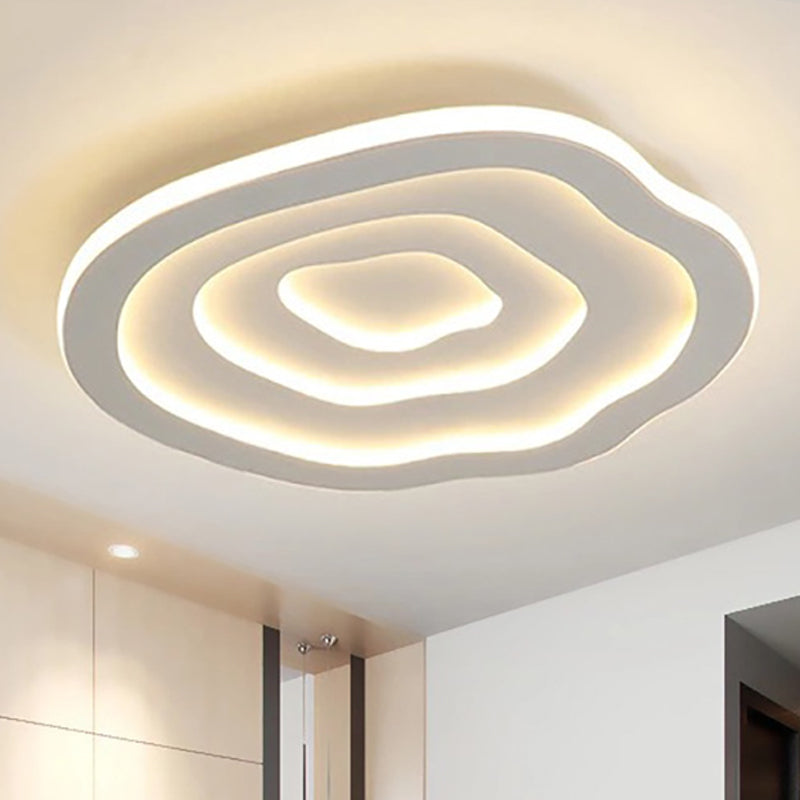 Spiralen Acryl LED-Deckenleuchte - Warmes/weißes Licht für moderne Innenräume