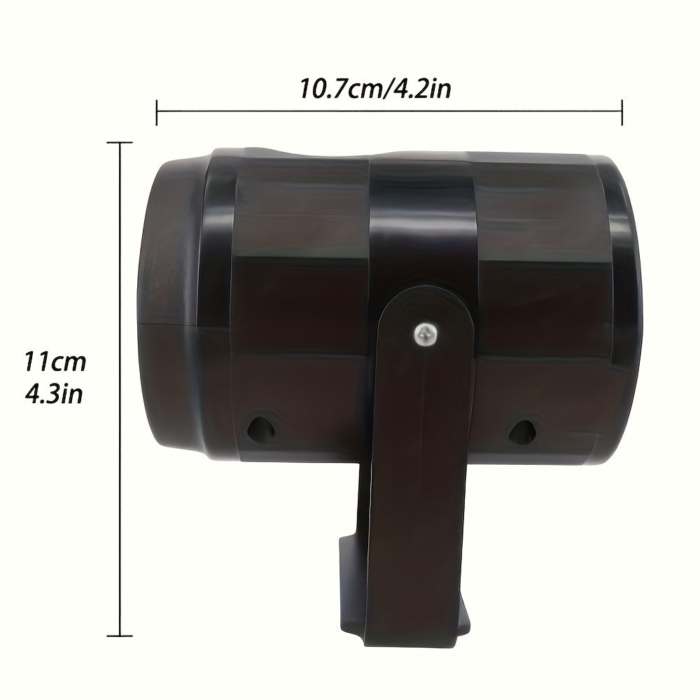 Schneeflocken-Projektionslampe aus Kunststoff – Rotierend, USB-Betrieb, Neigbar