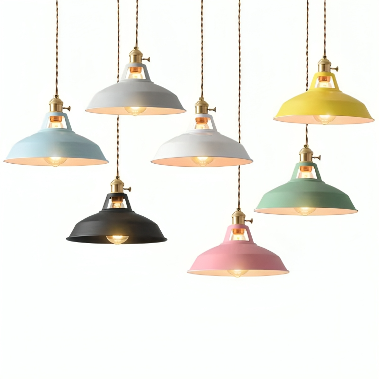 Loftico Hängeleuchte, Industrial Retro, Metall, 1-Flammig, Für Wohnzimmer
