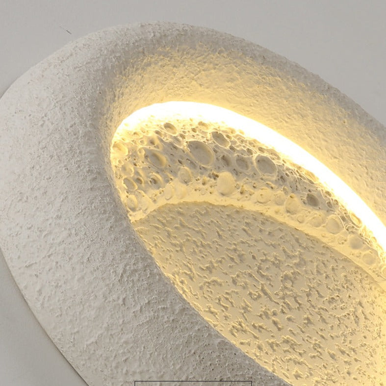 LunaGlanz – Moderne LED-Wandleuchte Mondform Warmweiß Wohnzimmer