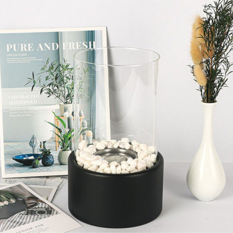 Flammen-Öllampe - Klassisches Design mit sicherer Beleuchtung für stimmungsvolle Abende