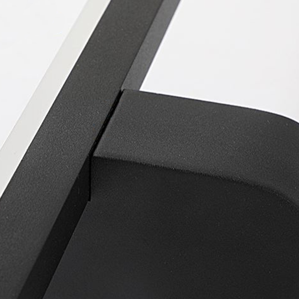 LunaStellar LED-Spiegelwandleuchte - Modernes Design in Schwarz/Weiß