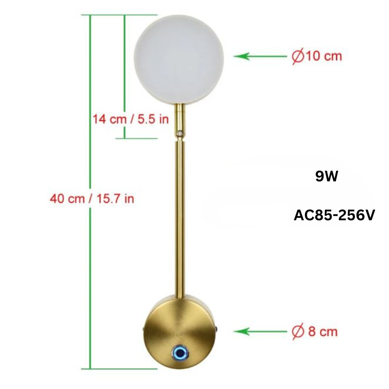 Brillux – Intelligente LED-Wandleuchte mit Dimmer