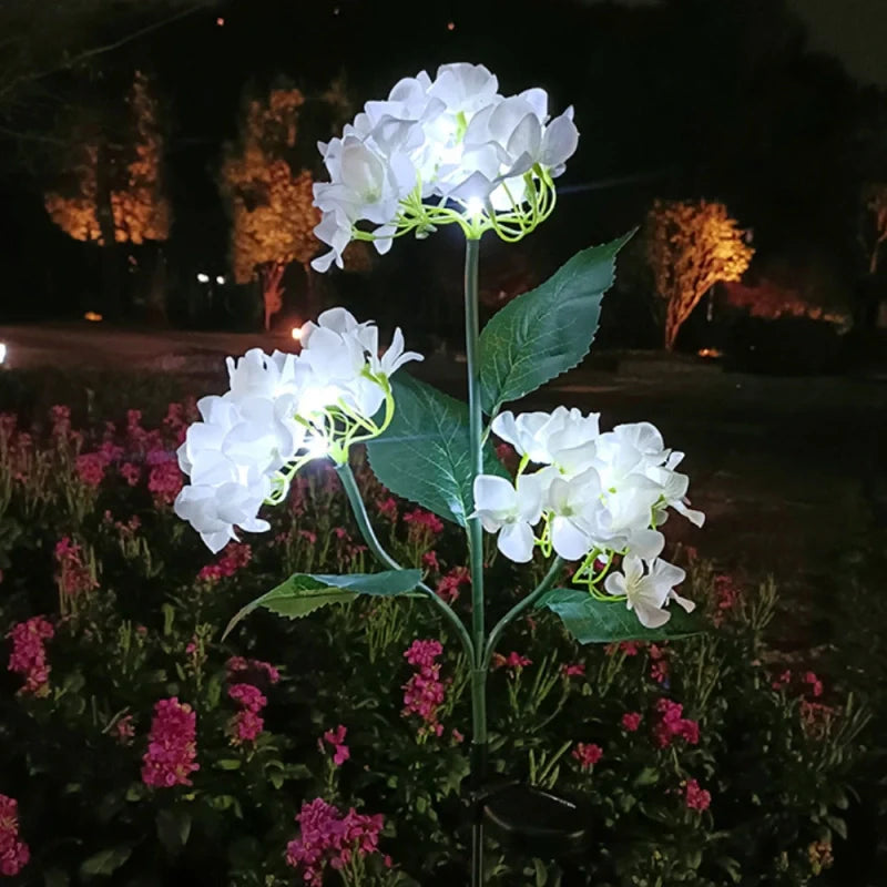 LumoBloom Solar Gartenlichter Blumenoptik bunt für Außenbereich