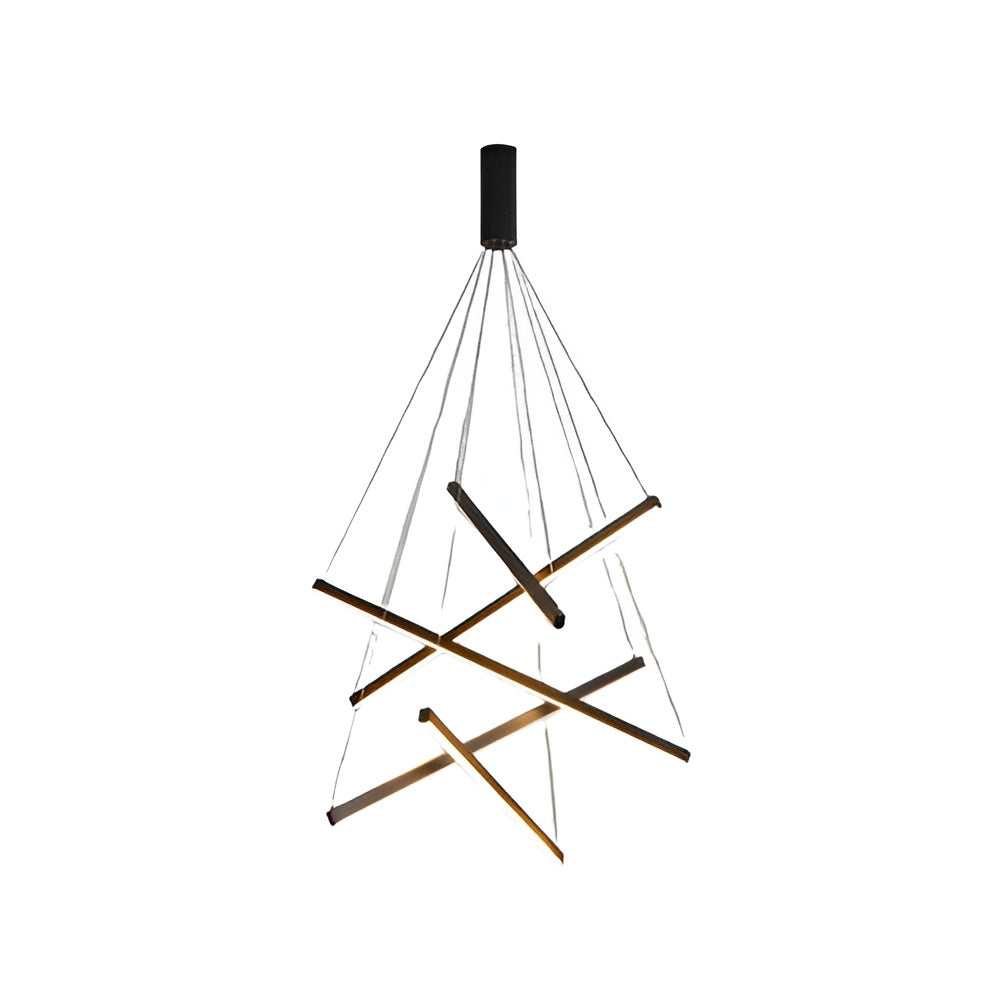 Schwarze LED Pendelleuchte – Modernes Design, Dimmbar, Metall