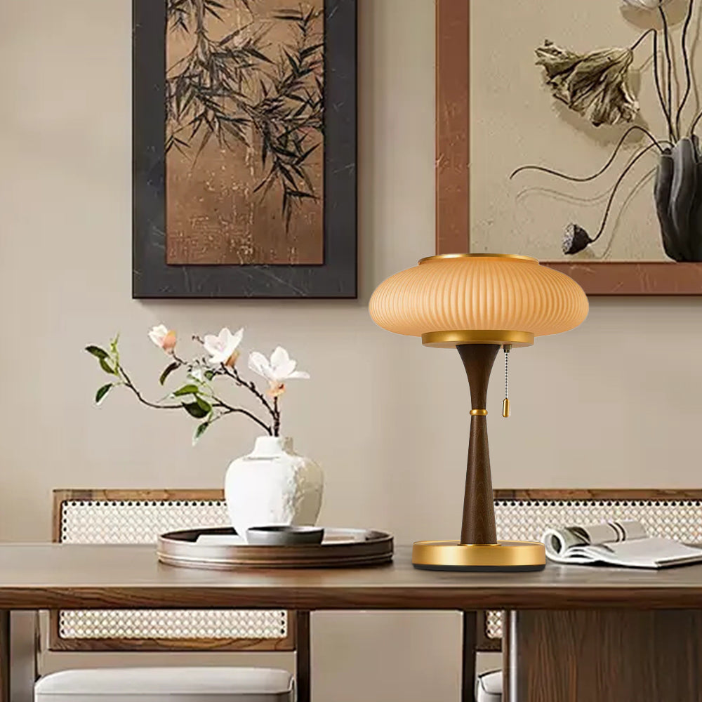 Minimalistische Tischlampe in Pilzform – LED – Dimmbar – Schlafzimmer