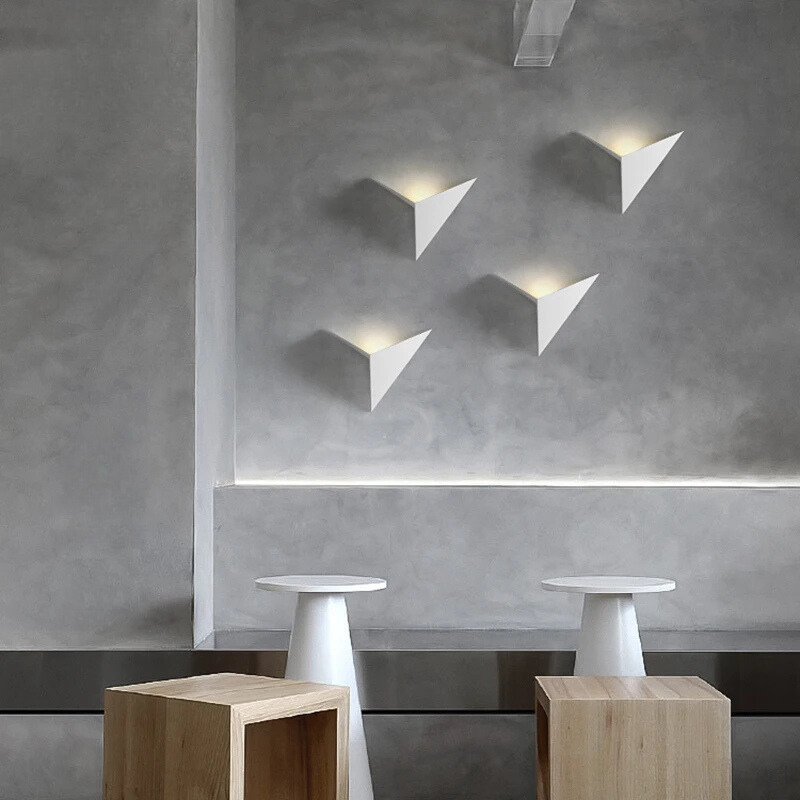 DrieLicht - Energieeffiziente LED-Wandleuchte - Minimalistisches Design für Wohnzimmer oder Schlafzimmer