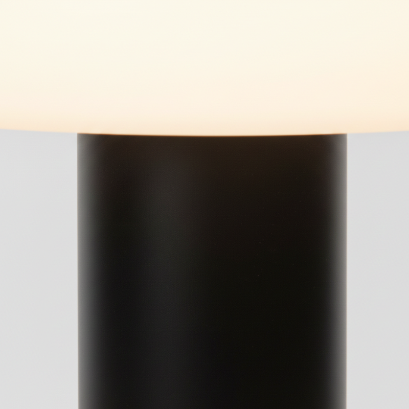 EuroPilz Tischlampe – Pilzform, Europäischer Stil, Weiß, für Wohnzimmer