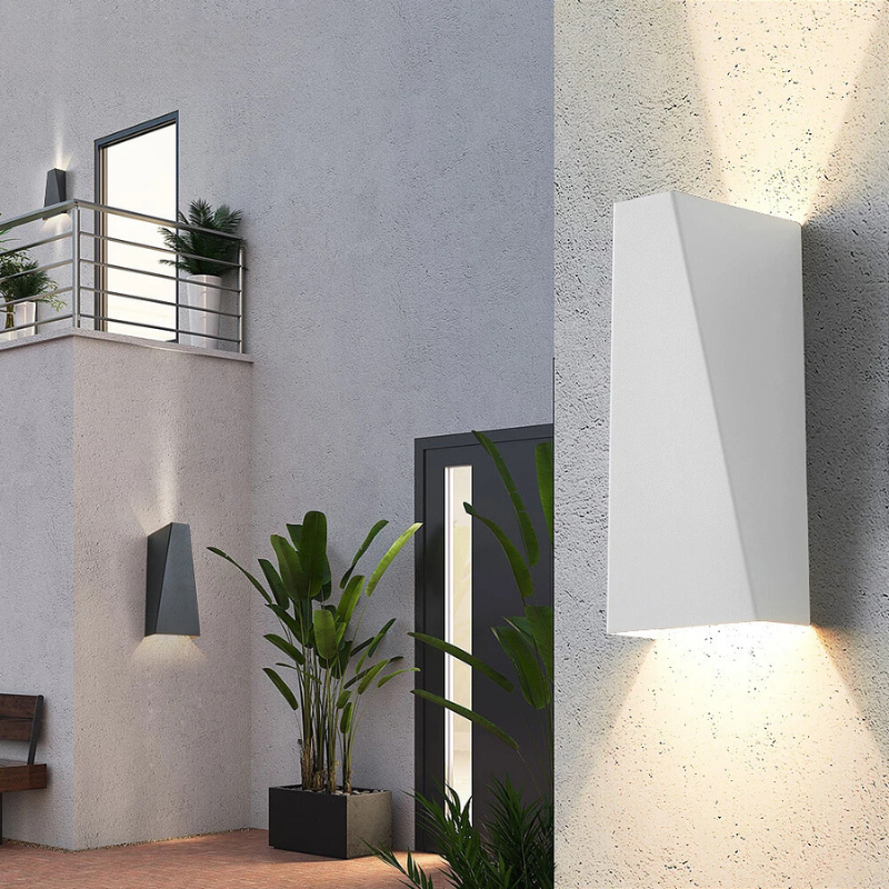 DualLux LED-Wandleuchte - Doppelte Lichtprojektion