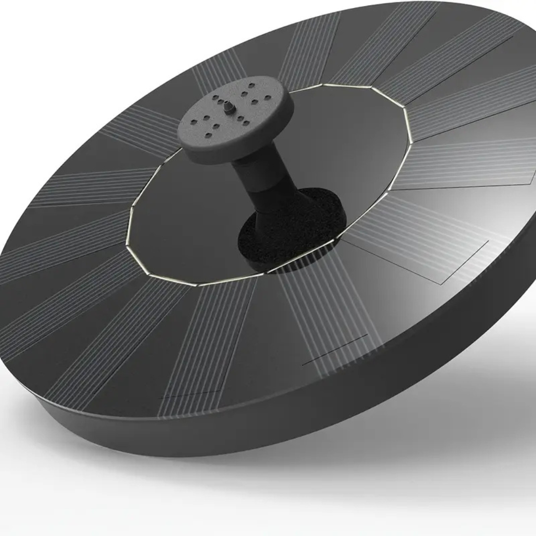 Solarbrunnen Garten Solarbetrieben für Teich und Vogelbad mit Springbrunnenfunktion und automatischem Betrieb