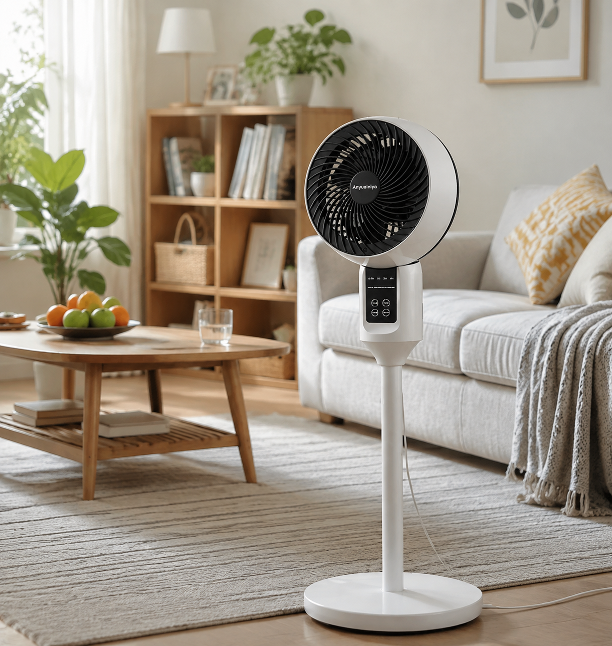Standventilator mit 3D-Oszillation | Höhenverstellbar
