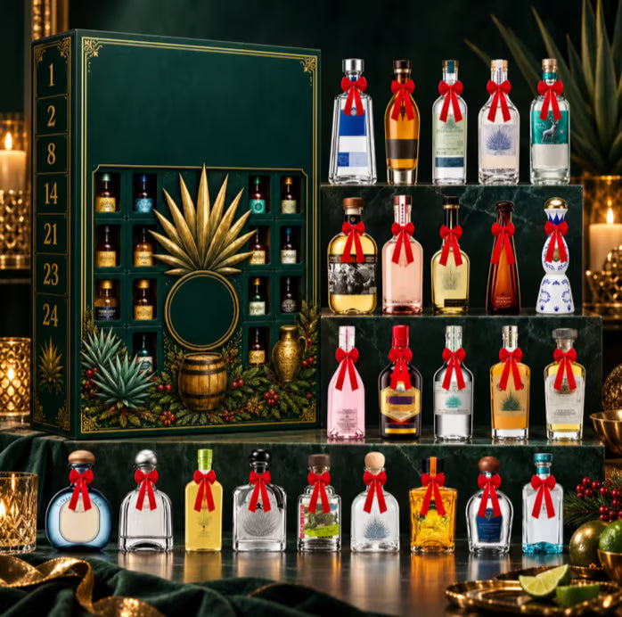 Adventskalender 24 Tage mit Mini-Dekorflaschen – Sammlerfiguren und Weihnachtscountdown
