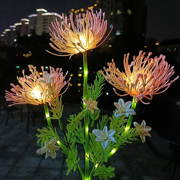 LumiBlüten LED Deko-Lichter Blumenstil Warmlicht für Terrasse
