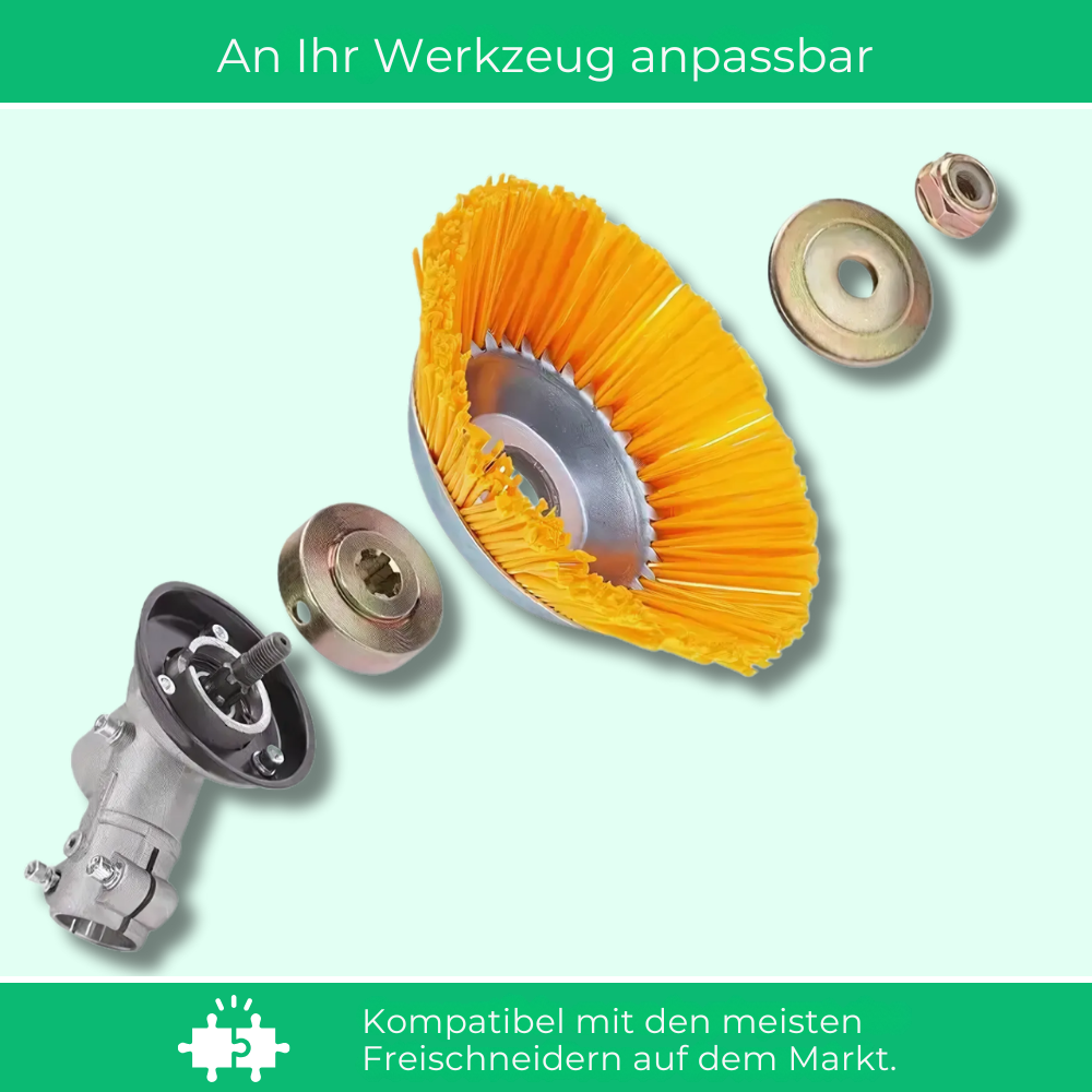 Nylon Freischneiderkopf G80 PRO – 200mm, 10000 U/min, Sehr Steif – Für Bis 20mm Stange