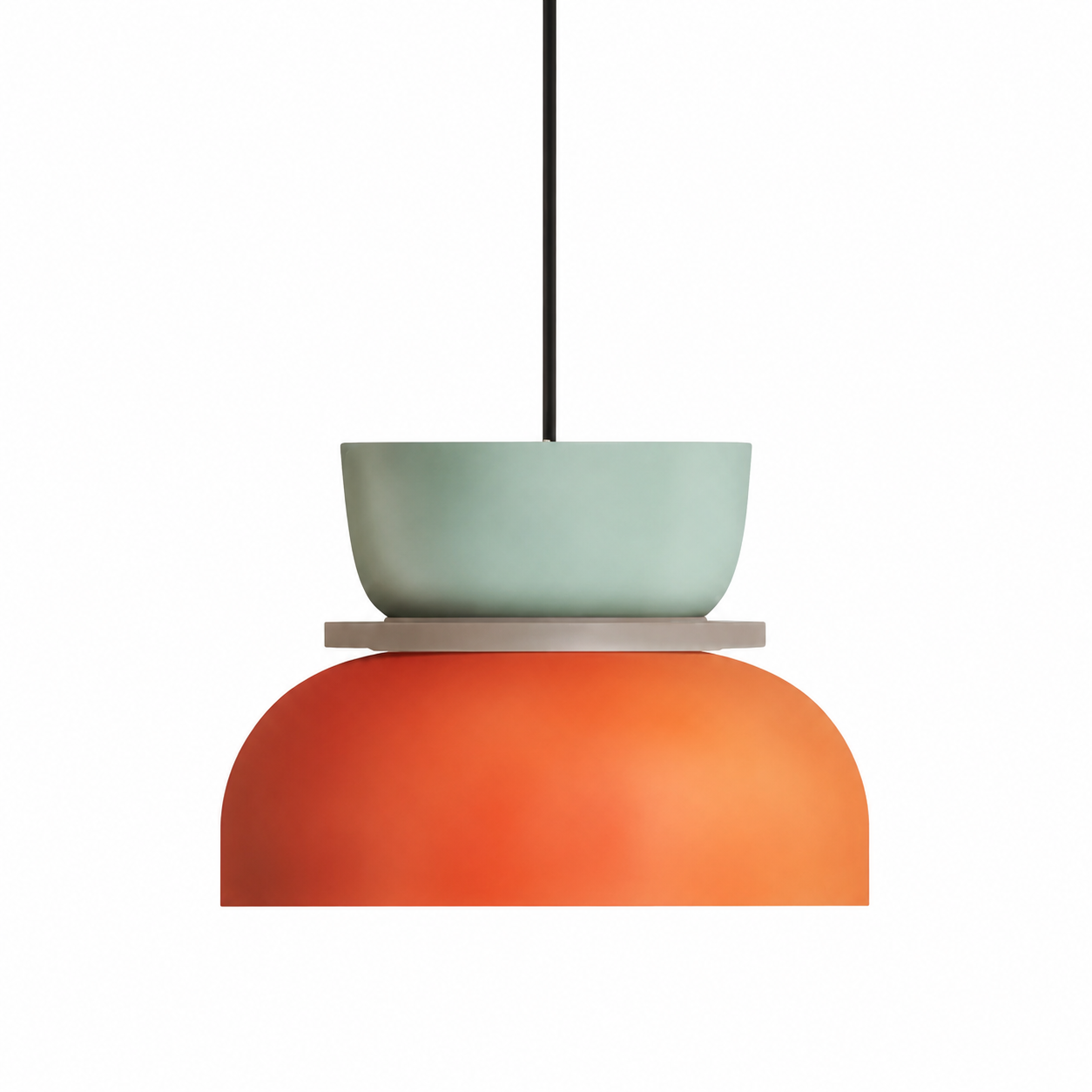 Pendelleuchte Metall Mehrfarbig Ø30 cm – Color Block, E27, Deckenleuchte