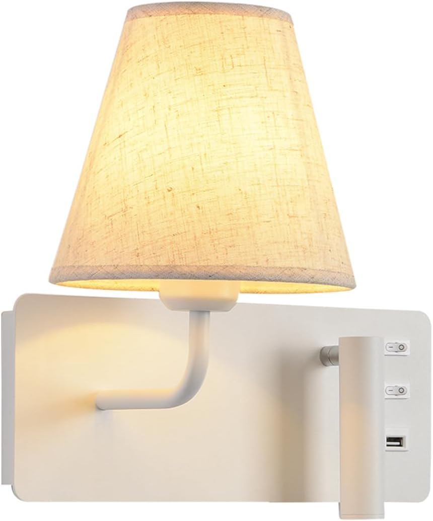 ShineNest - Moderne Wandlampe mit USB-Leselicht