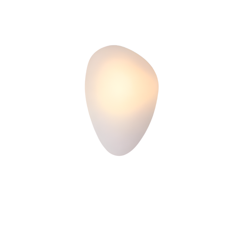 Glanzlicht - Minimalistische LED-Wandleuchte aus Glas