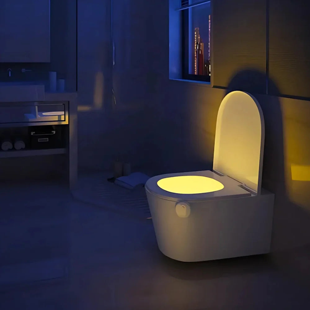 GlowLoo LED WC-Nachtlicht Bewegungsmelder Mehrfarbig fürs Bad