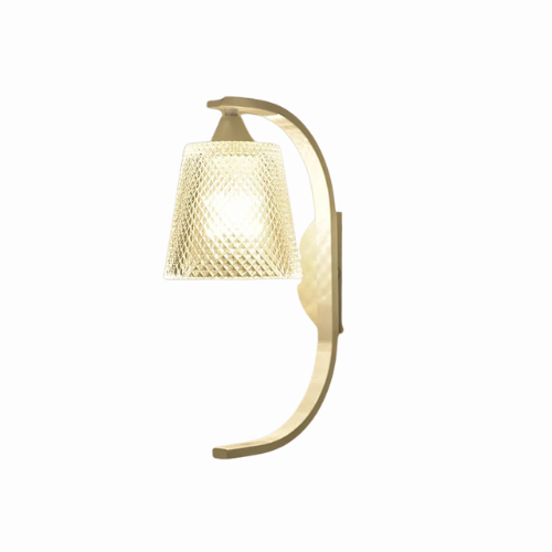 BirdLuxe - Elegante Wandleuchte mit Vogeldesign - Holz und Glas für das Schlafzimmer