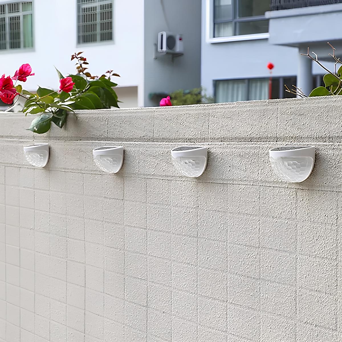 SolaLux Außenwandleuchte Modern Solar LED Schwarz für Garten