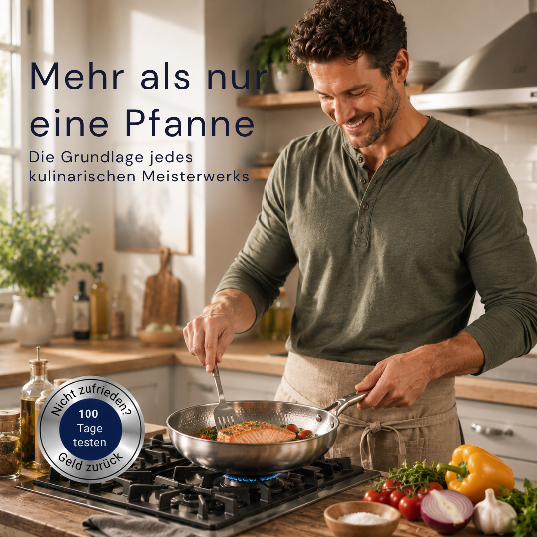 Tiefpfanne mit Titanbeschichtung | 28 cm