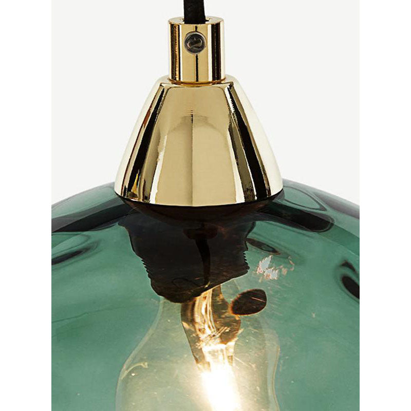 AquaGlow Glas-Pendelleuchte Modern Bunt mit Wassereffekt für Esszimmer